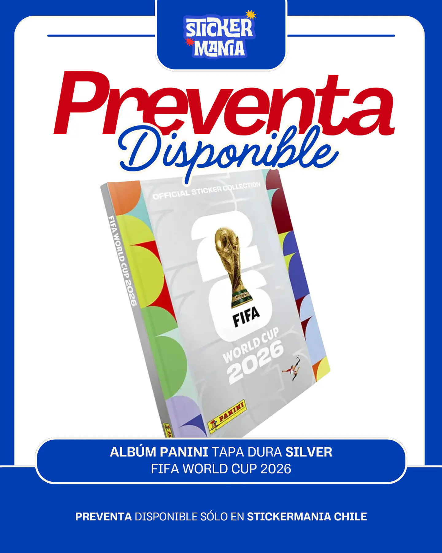Preventa álbum mundial tapa dura silver 2026  1