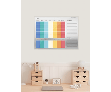 Planner Acrílico Mix