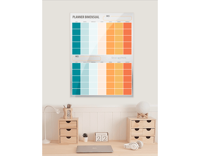 Planner Acrílico Bi-Mensual