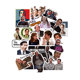 Stickers Calcos The Office N1  X25 Compu Celu Interiores