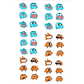 Stickers Calcos Gumball N1  X25 Compu Celu Interiores - Miniatura 1