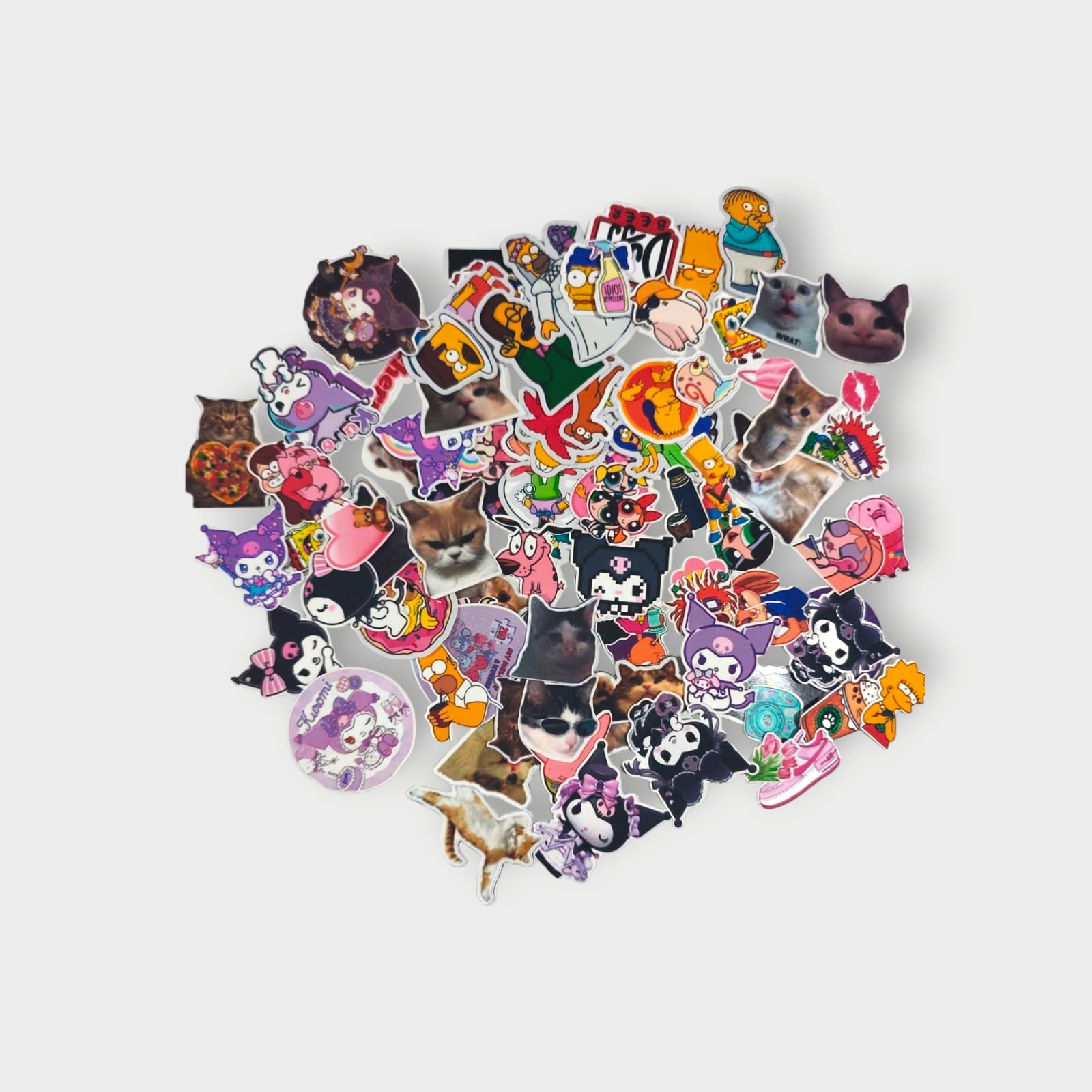 Stickers Calcos Pack Anime Varios N1 X25 Compu Celu Interiores 3