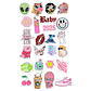 Stickers Calcos Cute Babe N1 X25 Compu Celu Interiores - Miniatura 1