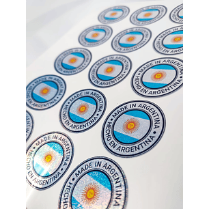 Stickers Holograficos Personalizados 4x4 cm