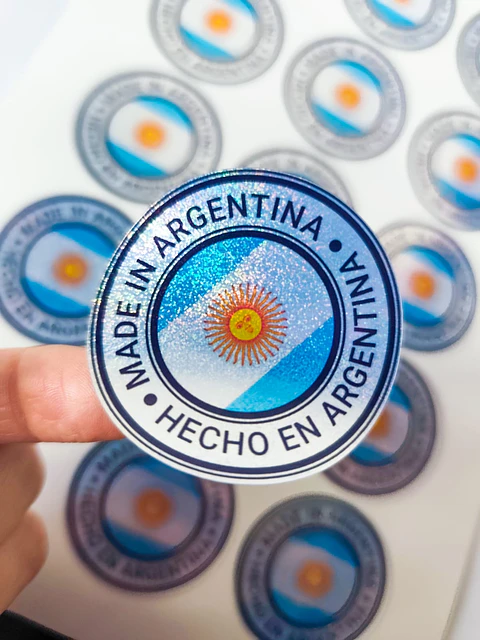 Stickers Holograficos Personalizados 4x4 cm