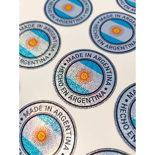 Stickers Holograficos Personalizados 4x4 cm