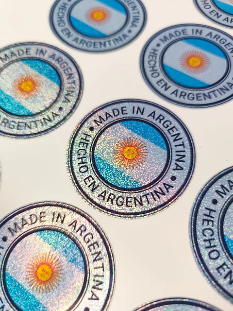 Stickers Holograficos Personalizados 4x4 cm