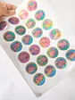 Stickers Holograficos Personalizados 4x4 cm - Miniatura 9