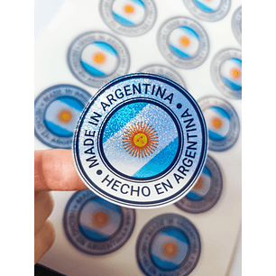 Stickers Holograficos Personalizados 6x6 cm