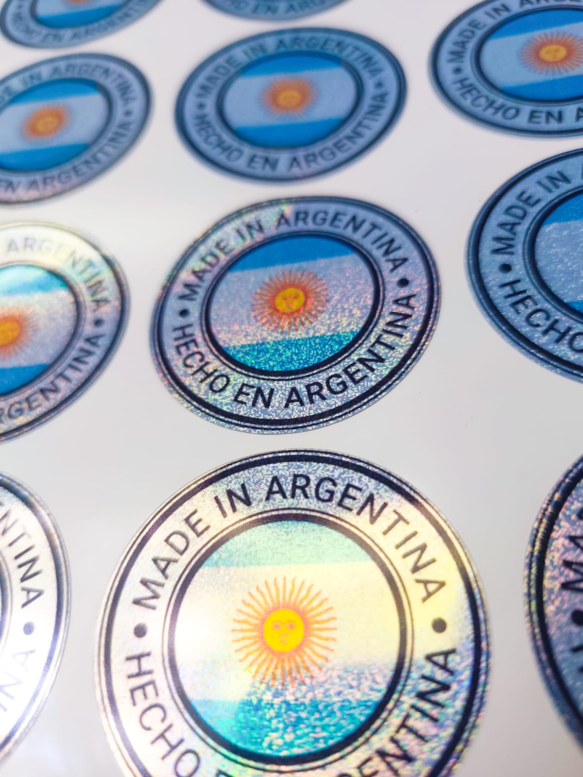 Stickers Holograficos Personalizados 6x6 cm 5