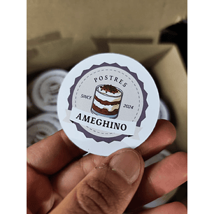 Stickers Etiquetas Autoadhesivas Personalizadas de 3x3 cm