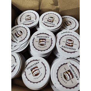 Stickers Etiquetas Autoadhesivas Personalizadas de 3x3 cm