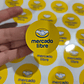 Stickers Etiquetas Autoadhesivas Personalizadas de 3x3 cm - Miniatura 7