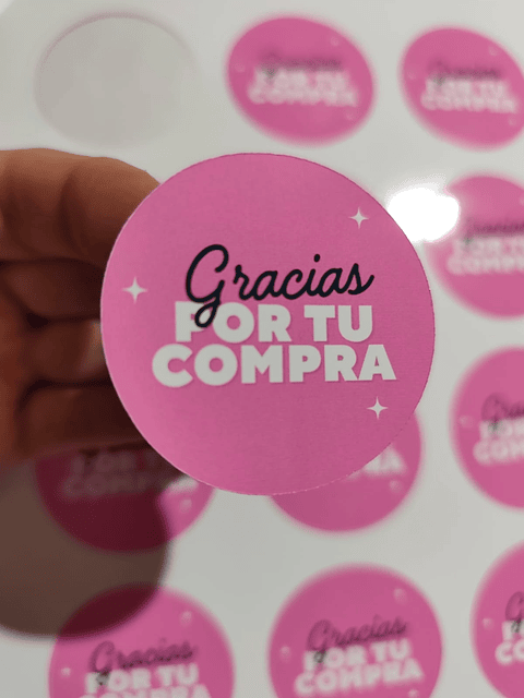 Stickers Etiquetas Autoadhesivas Personalizadas de 6x6