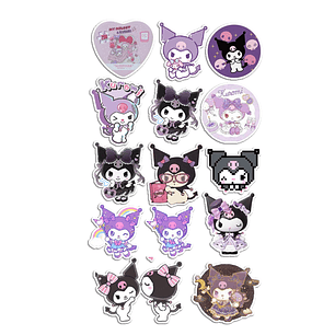 Stickers Calcos Kuromi N1 X25 Compu Celu Interiores