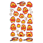 Stickers Calcos Calcifer Studio Ghibli N1 X25 Compu Celu Interiores - Miniatura 1