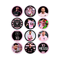 Stickers Calcos Messi N1 X25 Compu Celu Interiores - Miniatura 2
