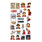 Stickers Calcos Pack One Piece N1 X25 Compu Celu Interiores - Miniatura 1