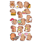 Stickers Calcos Pack Carpincho/Capibara  N1 X25 - Miniatura 1