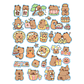 Stickers Calcos Pack Carpincho/Capibara  N2 X25 - Miniatura 1