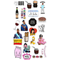 Stickers Calcos Pack Memes Argentina N1 X25 - Miniatura 2