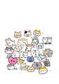 Stickers Memes Gatos Cute N8 X25 - Miniatura 1