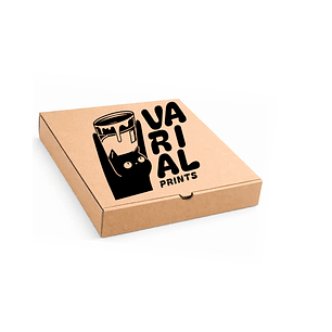 Caja De Pizza Grande 33x33x4 Personalizada 