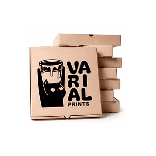 Caja De Pizza Grande 33x33x4 Personalizada 