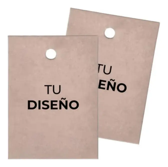 Etiqueta Para Ropa Tag Con Tu Logo 4x4 cm 200grs 4