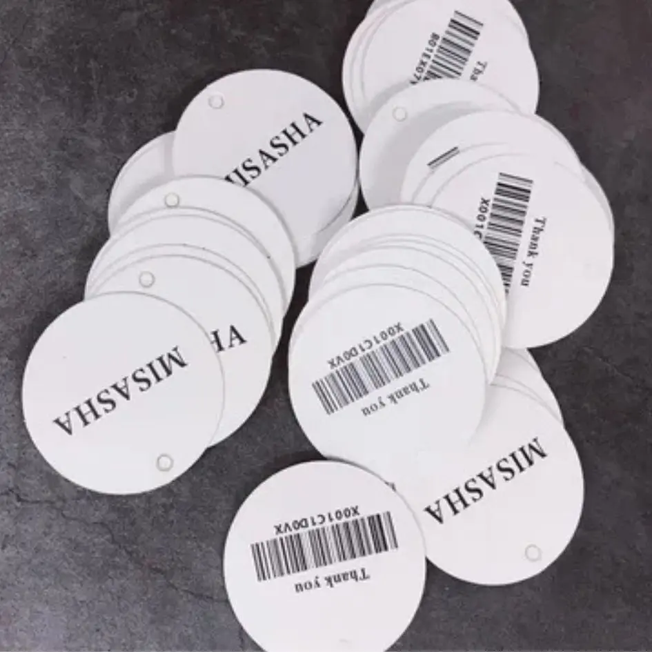 Etiqueta Para Ropa Tag Con Tu Logo 4x4 cm 200grs 1