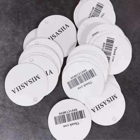 Etiqueta Para Ropa Tag Con Tu Logo 4x4 cm 200grs