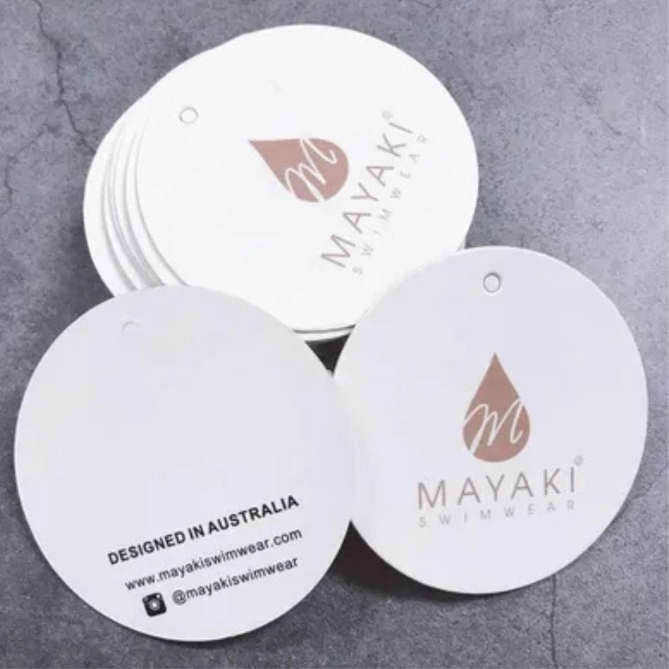 Etiqueta Para Ropa Tag Con Tu Logo 4x4 cm 200grs 3