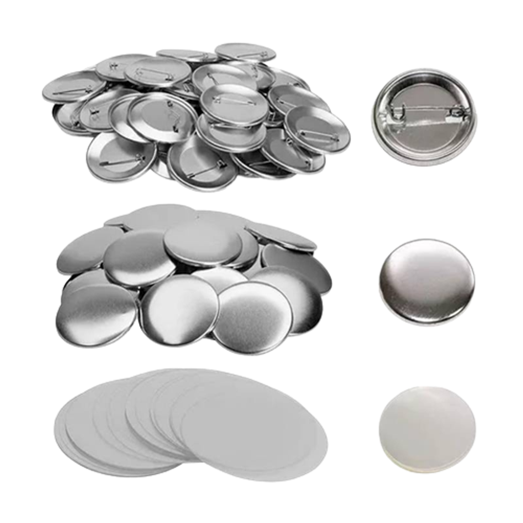 Chapitas de Alfiler Metalizadas 4