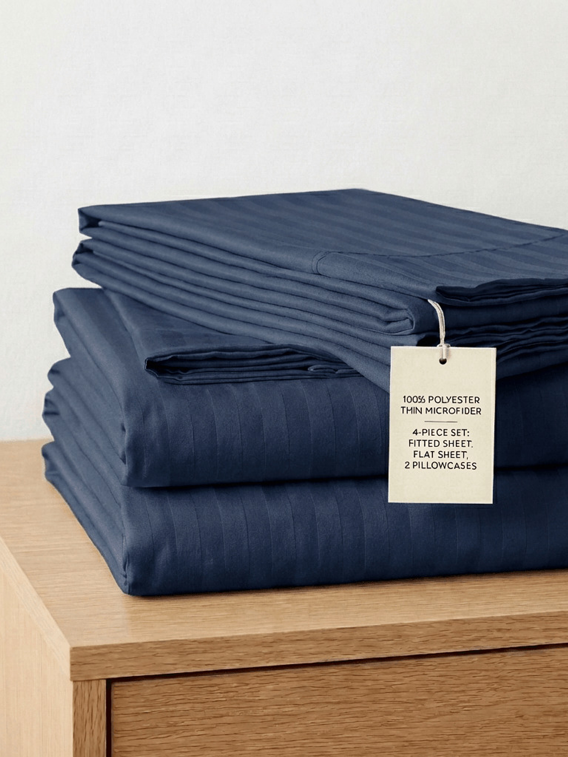 Juego De Cama Unicolor Azul Navy 3