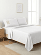 Juego De Cama Unicolor Blanco - Miniatura 1