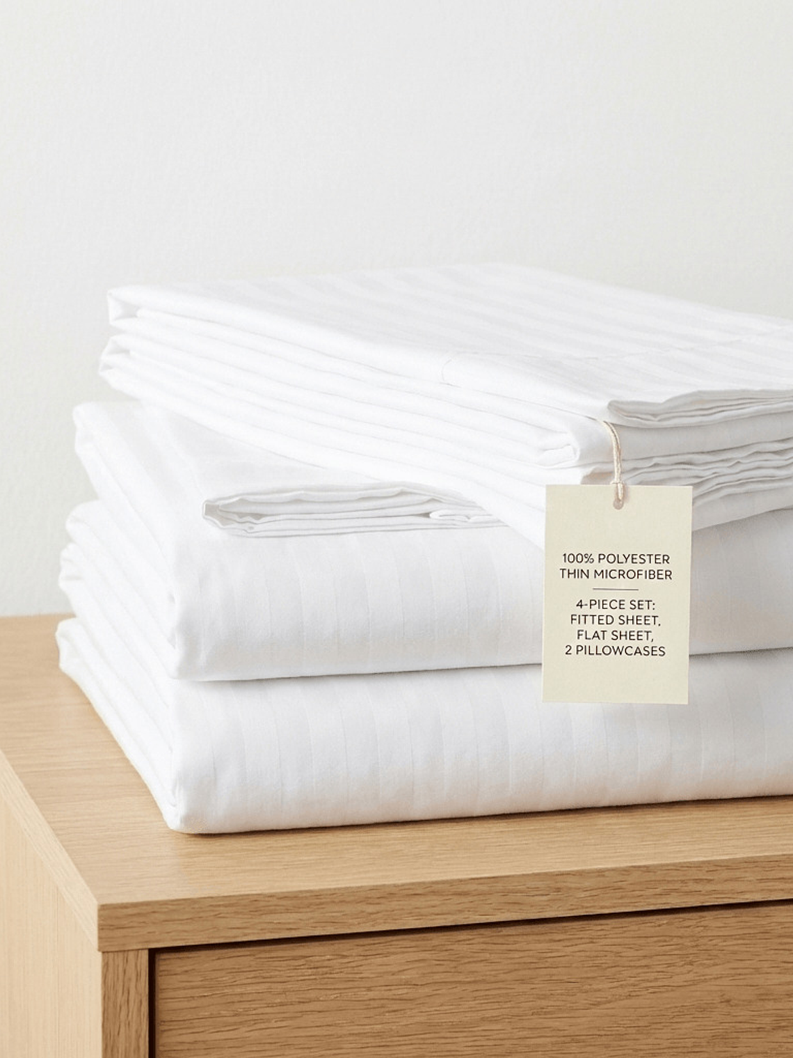 Juego De Cama Unicolor Blanco 2