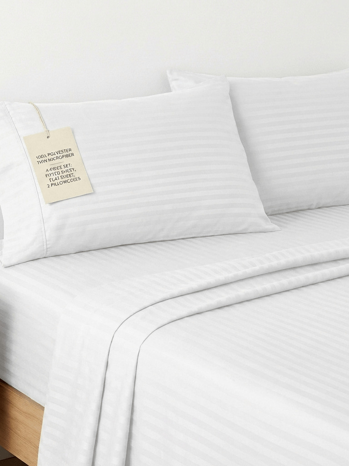 Juego De Cama Unicolor Blanco 3