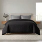 Duvet Basic Bicolor Negro - Gris (Funda para Plumón, no acolchado) - Miniatura 1