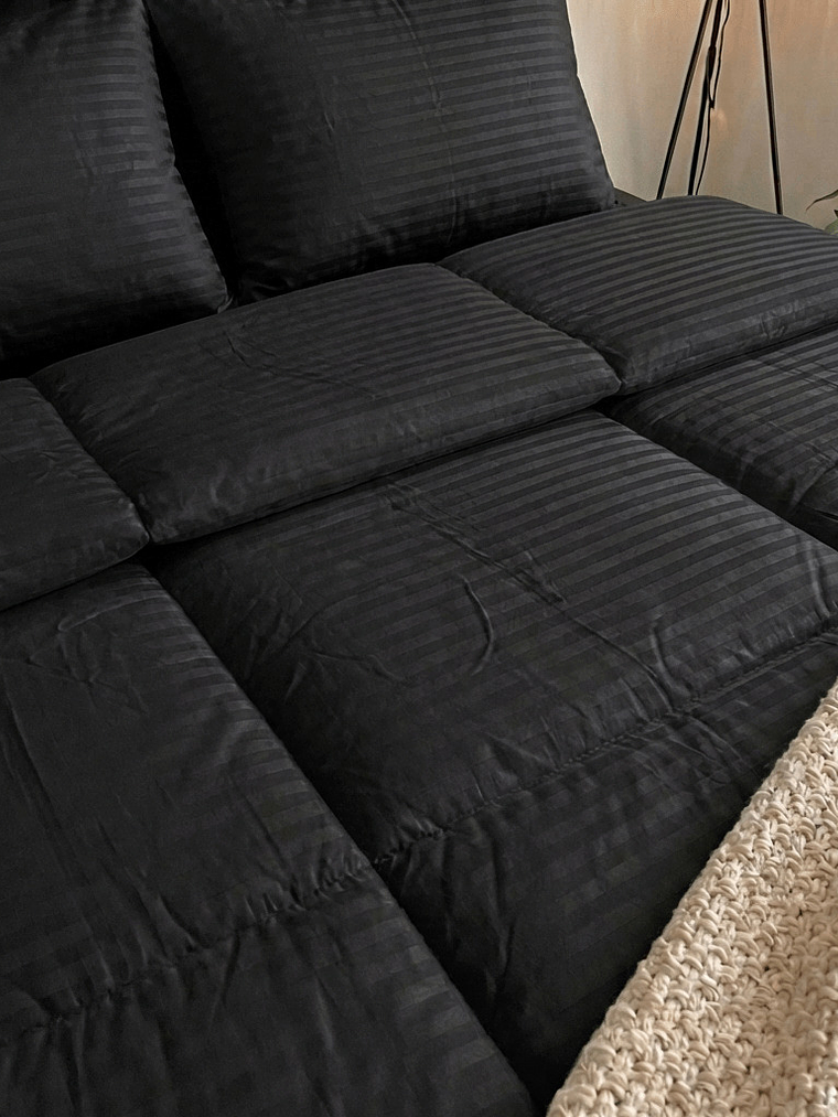 Cobija Tipo Plumon Siliconado + 2 Fundas 2