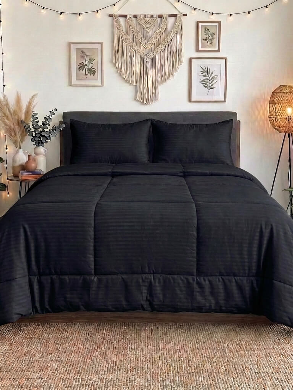 Cobija Tipo Plumon Siliconado + 2 Fundas 1