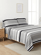 Juego De Cama Estampado Rayas - Miniatura 1