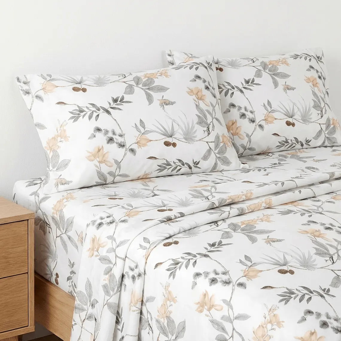 Juego De Sábanas Estampado Pajaro 3