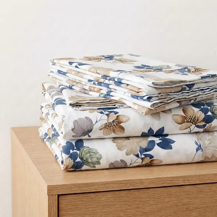 Juego De Sábanas Estampado Flores 3