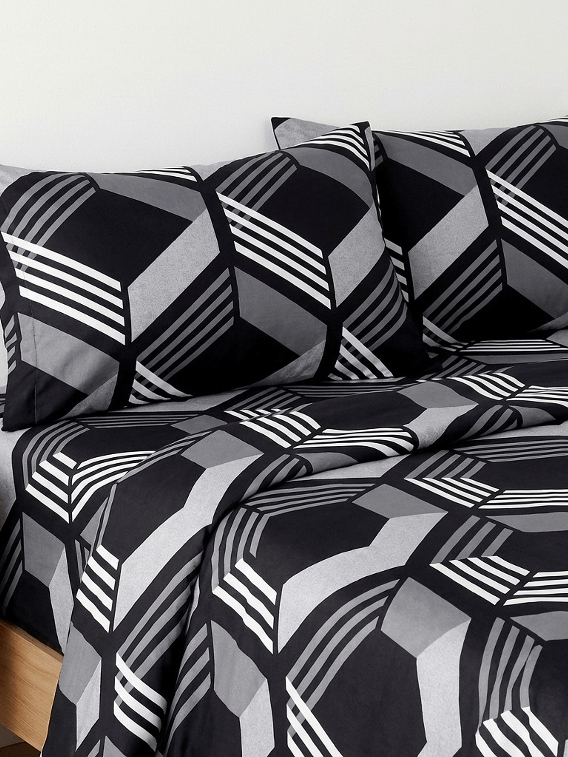 Juego De Cama Estampado Rombos 2