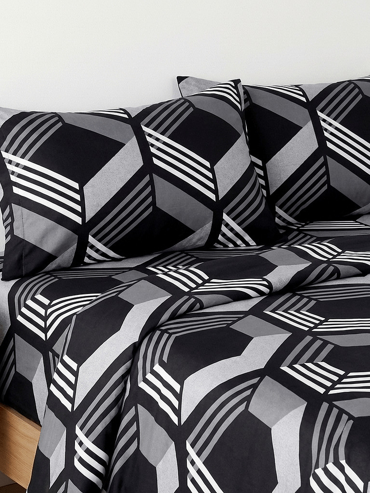 Juego De Cama Estampado Rombos 2