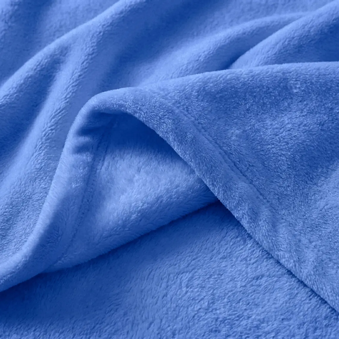Cobija Térmica Antialérgica Flannel Azul Cobalto 3