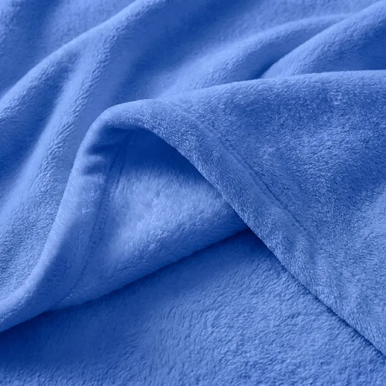 Cobija Térmica Antialérgica Flannel Azul Cobalto 3