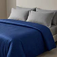 Duvet Basic Bicolor Azul - Gris (Funda para Plumón, no acolchado) - Miniatura 2