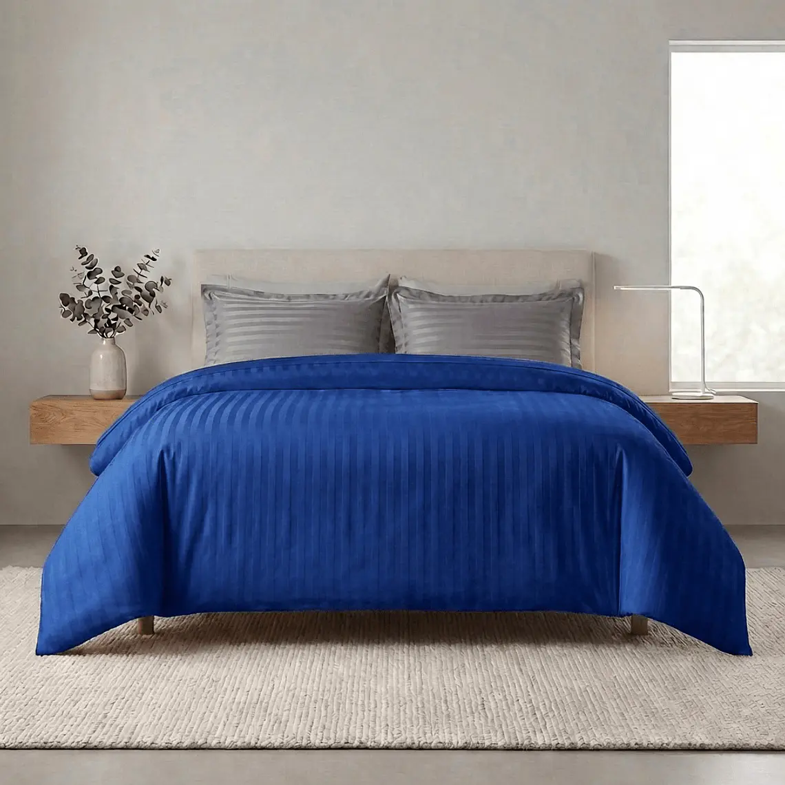 Duvet Basic Bicolor Azul - Gris (Funda para Plumón, no acolchado) 1