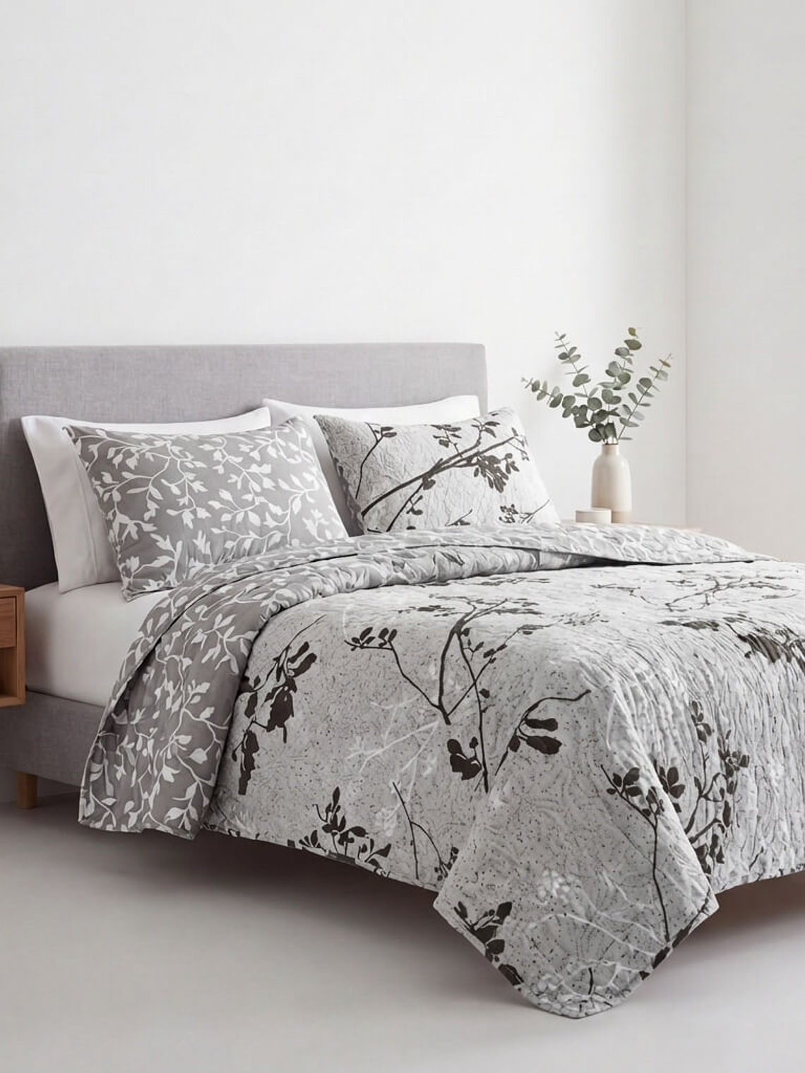 Cubrecama Quilt Estampado Bosque 2